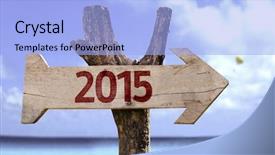  Presentation with beach - Audience pleasing PPT theme consisting of white background table view table mockup accessories moderncandles on a black wooden stand with gold stones backdrop and a light gray colored foreground.