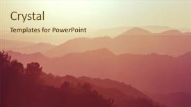  Presentation with thank you mountains - Presentation consisting of last day - mountains in cyprus background and a  colored foreground