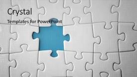  Presentation with last - PPT theme having last missing puzzle piece -concept background and a light gray colored foreground