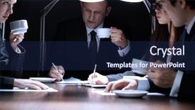  Presentation with last - Audience pleasing theme consisting of last point backdrop and a navy blue colored foreground