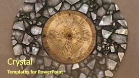  Presentation with last - Colorful theme enhanced with last supper - tabernacle backdrop and a tawny brown colored foreground