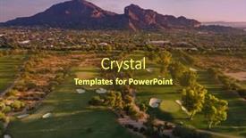  Presentation with late - Beautiful presentation design featuring late-evening-sun-glowing-red backdrop and a tawny brown colored foreground