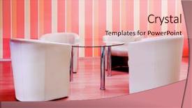  Presentation with night club - Amazing presentation theme having late night club - armchairs in cafe empty interior backdrop and a lemonade colored foreground