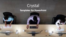  Presentation with technical service - Slide set featuring late-night-environment-top-view background and a dark gray colored foreground