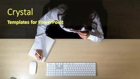  Presentation with crop - Colorful PPT layouts enhanced with late-night-environment-top-view backdrop and a wine colored foreground