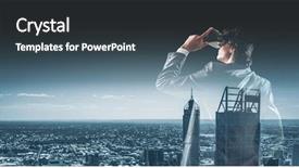  Presentation with mass media business technology internet - Amazing slide deck having latest technologies for business mixed backdrop and a  colored foreground