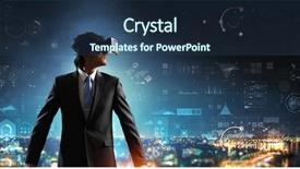  Presentation with media - PPT theme with latest technologies for business mixed background and a  colored foreground