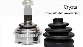  Presentation with joints - Theme consisting of cv joints constant velocity joints background and a white colored foreground
