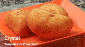  Presentation with latin america - Presentation theme with latin america caribe - pastel brazilian snack background and a crimson colored foreground