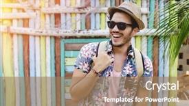  Presentation with latin america - Colorful slide deck enhanced with latin america holbox mexico backdrop and a coral colored foreground