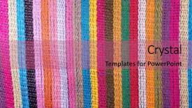  Presentation with textile - Amazing presentation theme having latin american - ecuadorian textile backdrop and a coral colored foreground