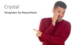  Presentation with afro - Presentation with latin-guy-with-short-afro background and a white colored foreground