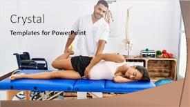  Presentation with rehab - PPT theme having latin-man-and-woman-wearing background and a white colored foreground