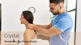  Presentation with rehab - PPT layouts featuring latin-man-and-woman-wearing background and a  colored foreground