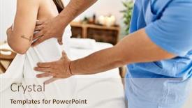  Presentation with rehab - Presentation theme enhanced with latin-man-and-woman-wearing background and a lemonade colored foreground