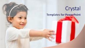  Presentation with christmas presents - Amazing presentation design having latino children - holidays presents christmas x-mas birthday backdrop and a sky blue colored foreground