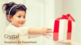  Presentation with christmas presents - Colorful theme enhanced with latino children - holidays presents christmas x-mas backdrop and a  colored foreground