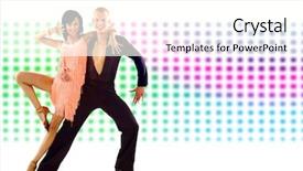  Presentation with latino - PPT layouts featuring latino dances - dancers in action isolated background and a white colored foreground