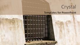  Presentation with house window - Audience pleasing presentation theme consisting of lattice-on-the-window backdrop and a coral colored foreground