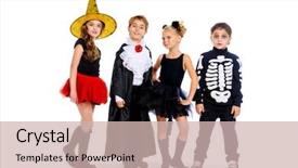  Presentation with diverse group of children reading - Theme consisting of laughing cat - group of cute children wearing background and a soft green colored foreground