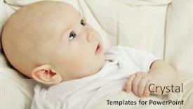  Presentation with cute baby - Cool new presentation with laughing-cute-baby-on-white backdrop and a lemonade colored foreground
