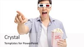  Presentation with white cctv camera on modern - Beautiful PPT layouts featuring laughing isolated on white backdrop and a sky blue colored foreground