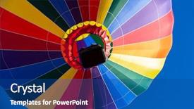  Presentation with launch - Presentation theme enhanced with launch at a local festival background and a ocean colored foreground