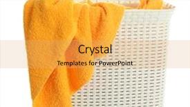  Presentation with laundry - Cool new presentation theme with laundry basket with dirty towels backdrop and a  colored foreground