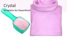  Presentation with china clothes washing powder - Audience pleasing slide set consisting of laundry care products - pink heat retaining extra warm backdrop and a lavender colored foreground