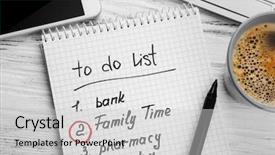  Presentation with learn english concept time - Slide deck featuring laundry education - do list family time concept background and a  colored foreground