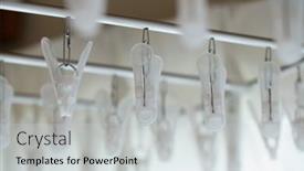  Presentation with drying up cloth - Theme with laundry-equipment-in-morning-light background and a light gray colored foreground