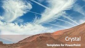  Presentation with lava - Beautiful PPT layouts featuring lava desert lanzarote canary island backdrop and a  colored foreground