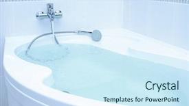  Presentation with lava - Cool new slide deck with lava lamp - luxurious modern design of bathroom backdrop and a cool aqua colored foreground