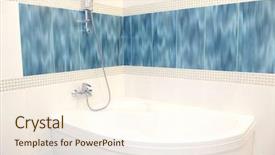  Presentation with lava - Colorful presentation theme enhanced with lava lamp - luxurious modern design of bathroom backdrop and a cream colored foreground