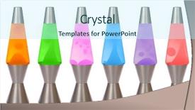  Presentation with lava - Beautiful presentation theme featuring lava lamp collection isolated backdrop and a cool aqua colored foreground