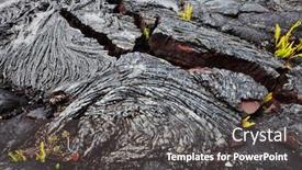  Presentation with lava - Colorful presentation design enhanced with lava backdrop and a dark gray colored foreground