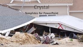  Presentation with hurricane - Presentation theme consisting of lavallette-nj-jan-13-twisted background and a light gray colored foreground