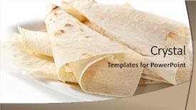  Presentation with bread - Amazing slide deck having lavash thin armenian bread wheat backdrop and a lemonade colored foreground