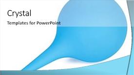  Presentation with rubber - Slide set consisting of lavement - blue rubber clyster clysis isolated background and a  colored foreground