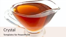  Presentation with honey - Audience pleasing presentation theme consisting of lavender honey in gravy boat backdrop and a  colored foreground