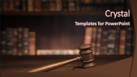  Presentation with law - Slide deck consisting of law - judge male judge background and a wine colored foreground