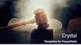  Presentation with courtroom - Slides with law - judge male judge background and a wine colored foreground