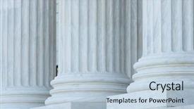  Presentation with united states supreme court - PPT layouts having law - united states supreme court building background and a light blue colored foreground