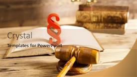  Presentation with law - Slides consisting of law-and-justice-concept-paragraph background and a yellow colored foreground