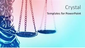  Presentation with order - PPT theme enhanced with law-and-order-legal-symbol background and a lemonade colored foreground