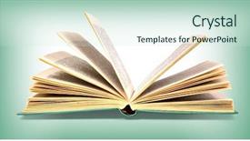  Presentation with article - Audience pleasing PPT theme consisting of law article - old book backdrop and a  colored foreground