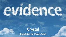  Presentation with evidence law - Amazing theme having law enforcement forensics - evidence cloud word backdrop and a teal colored foreground