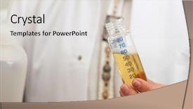  Presentation with food analysis - Amazing slides having law food industry - brewer in the laboratory backdrop and a  colored foreground