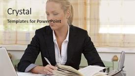  Presentation with entrepreneur risk - PPT layouts with law firm - successful young entrepreneur background and a coral colored foreground