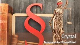  Presentation with judge - PPT theme with law law justice concept background and a tawny brown colored foreground